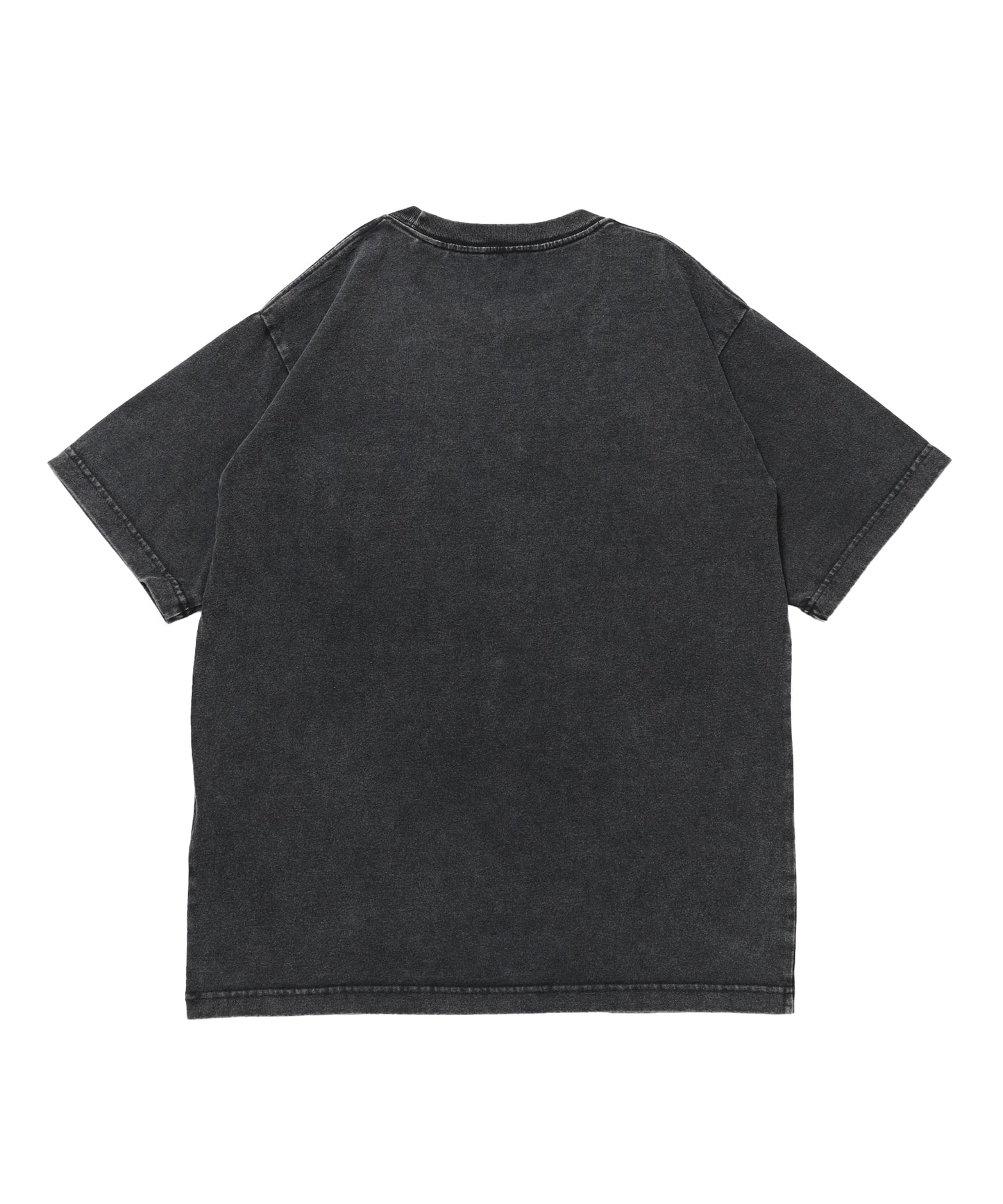VNTG POCKET TEE / Tシャツ 半袖 クルーネック 加工 ワンポイント ユニセックス ポケット ブラック
