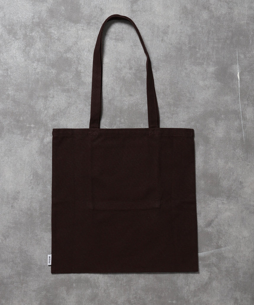 【FFEIN(フェイン)】グラフィックプリントトートバッグ / 11.5オンス コットンキャンバス トート ブラウン