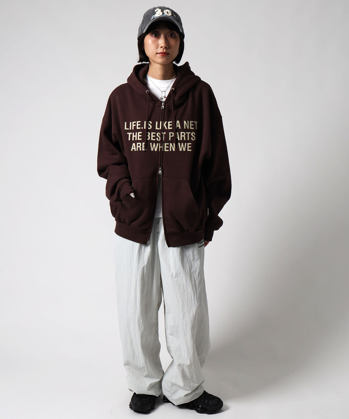 モデル：H163 Size:L　ダークブラウン