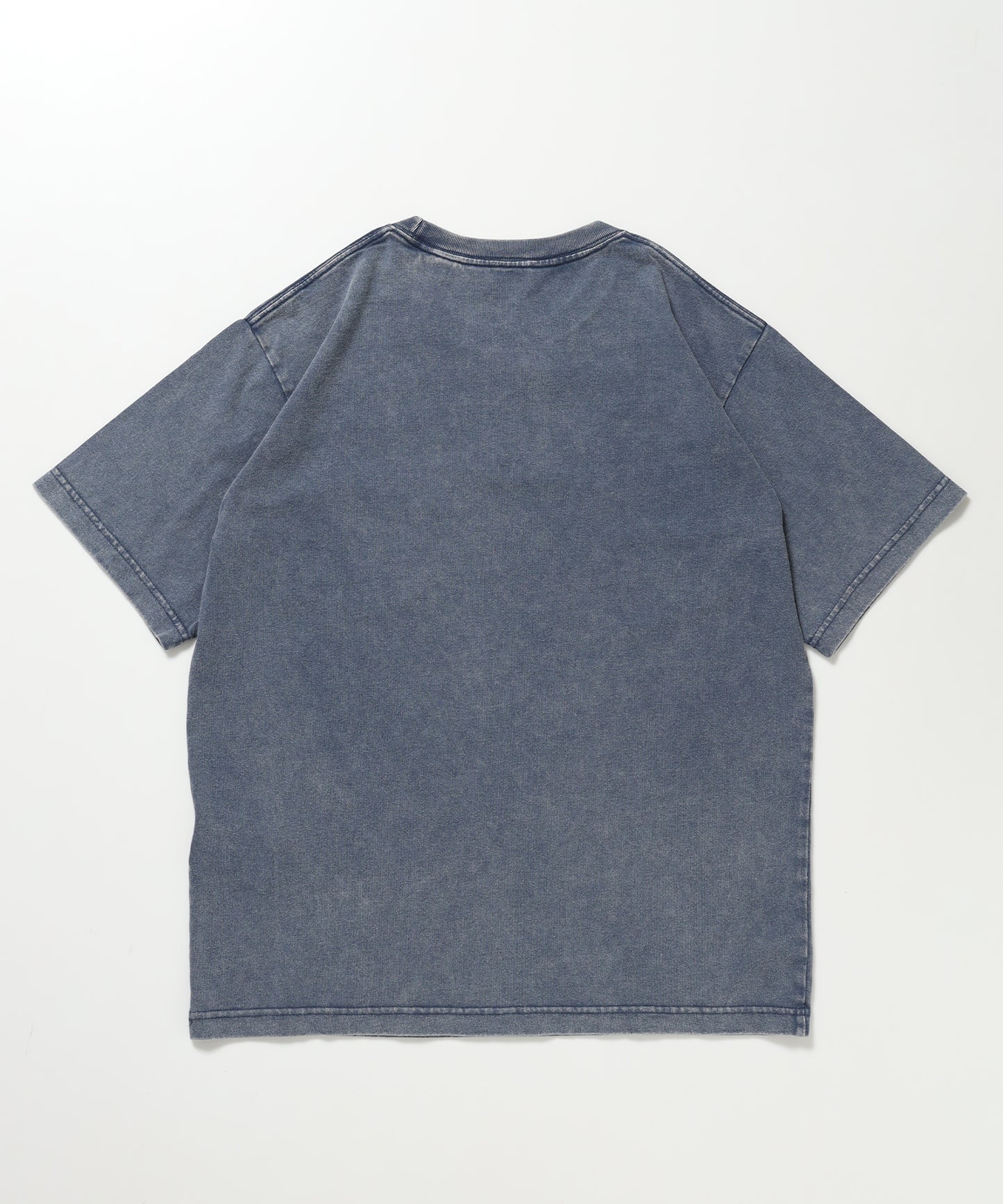 VNTG POCKET TEE / Tシャツ 半袖 クルーネック 加工 ワンポイント ユニセックス ポケット ネイビー