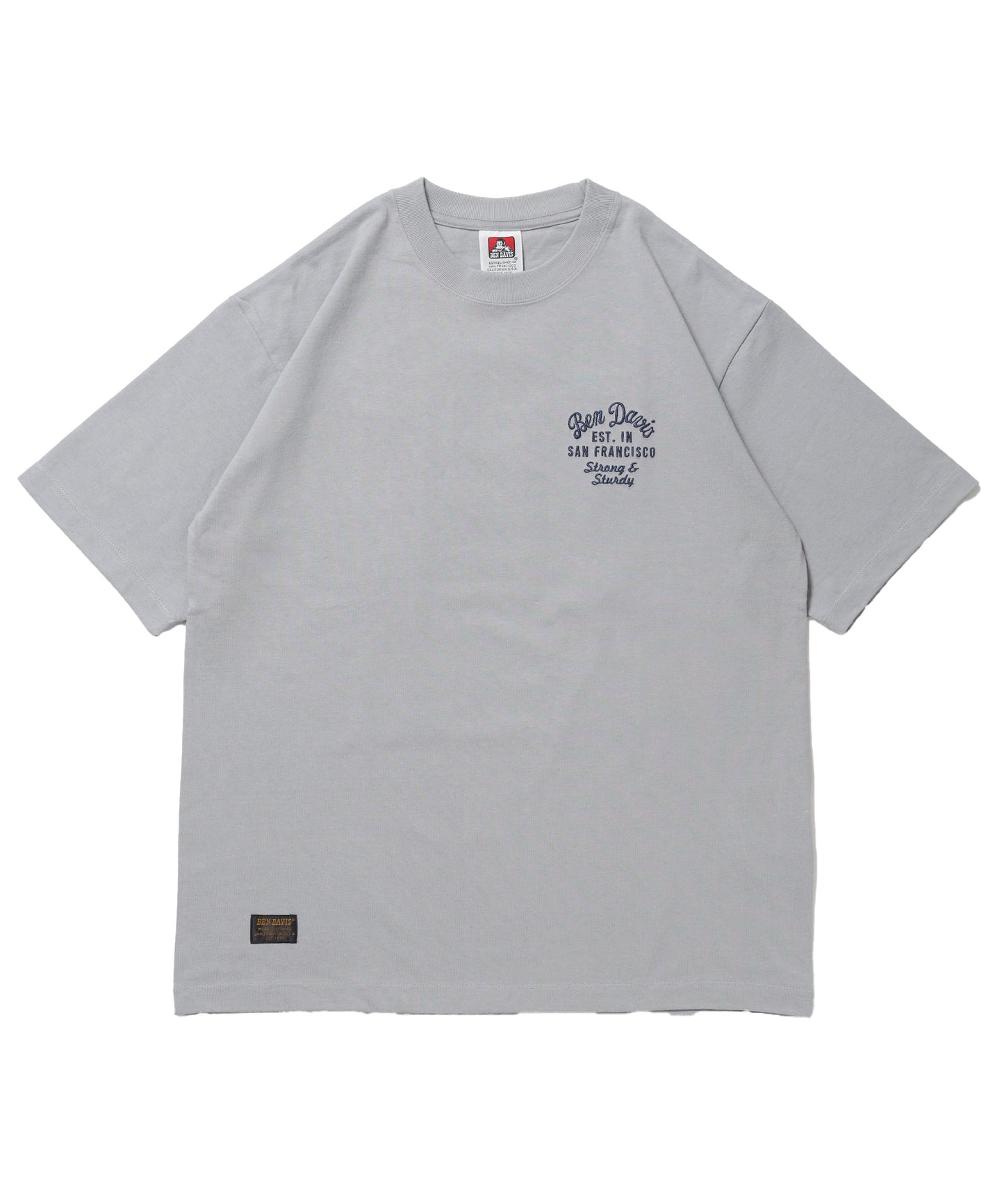 SOUVENIR EMB TEE / オーバーサイズ 半袖 クルーネック 刺繍 プリント ユニセックス ドロップショルダー ホワイト