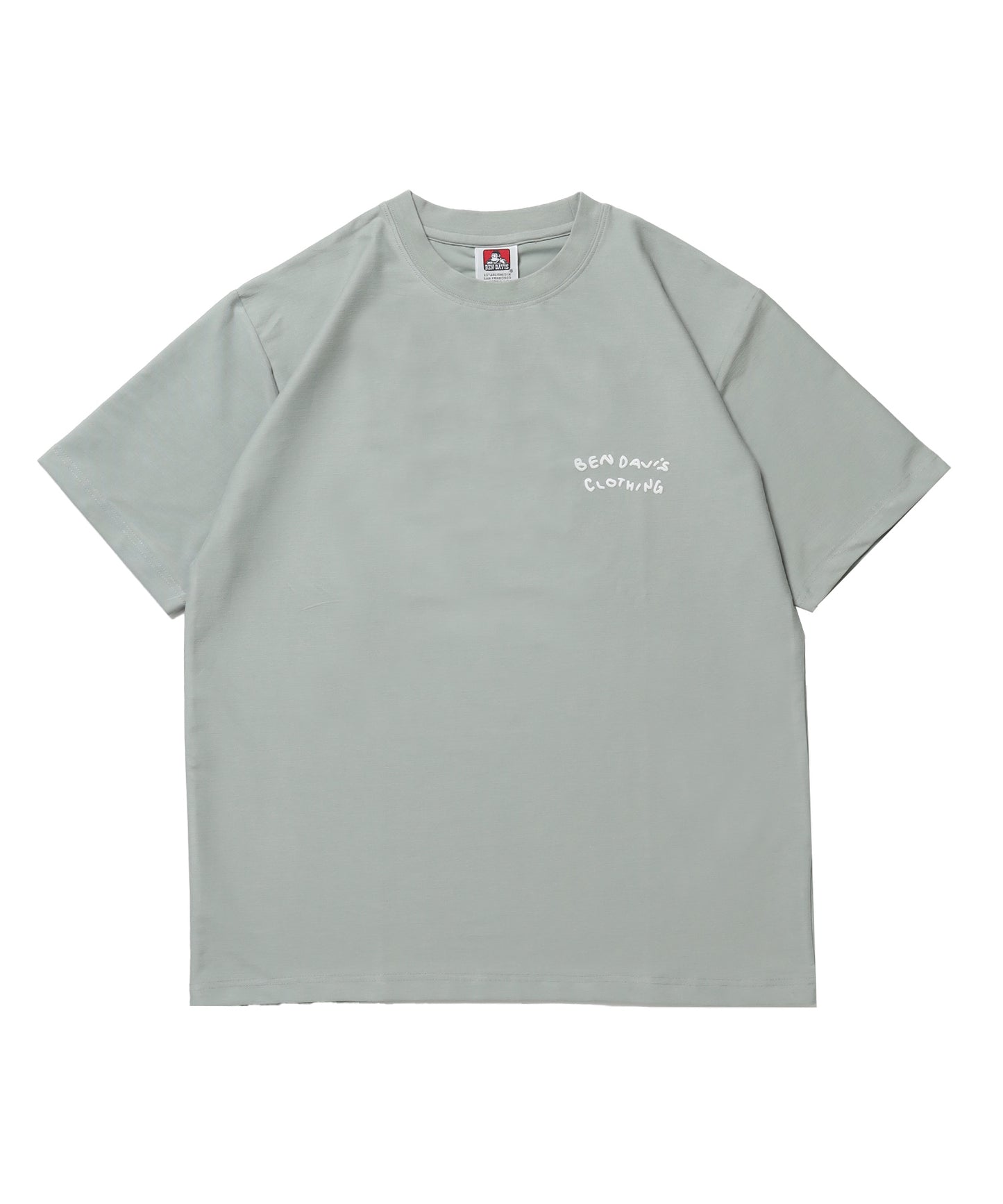 COOLER FLOWER TEE /半袖 接触冷感 オーバーサイズ クルーネック プリント ユニセックス ドロップショルダー グリーン
