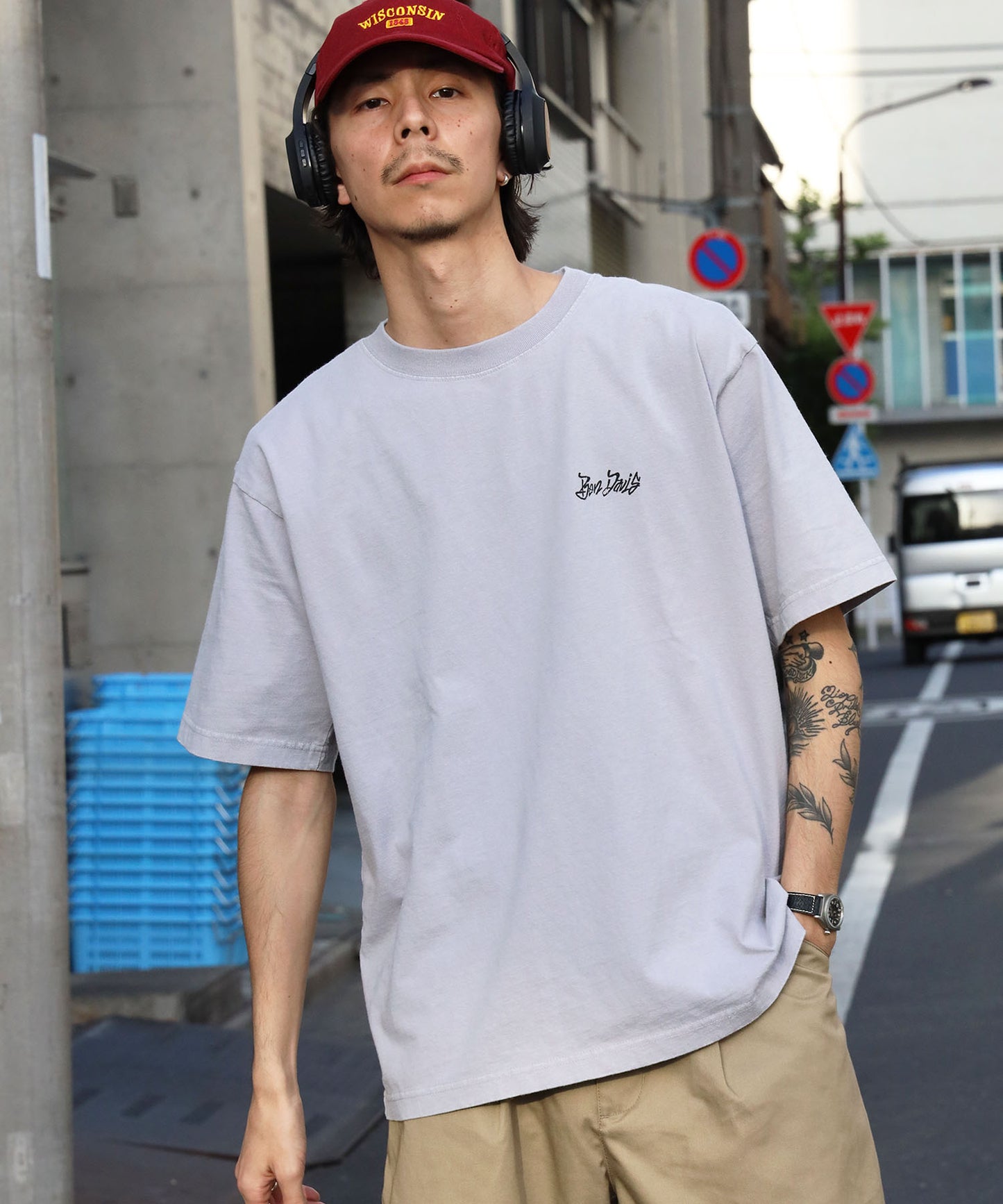 モデル：H177 Size:L ライトグレー