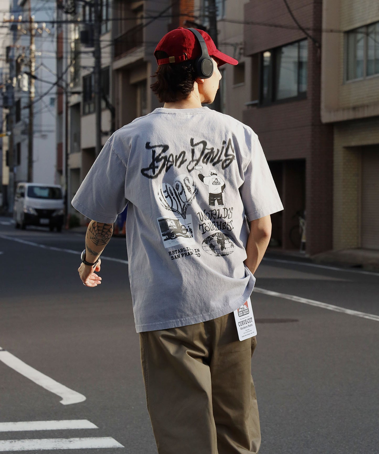 モデル：H177 Size:L ライトグレー