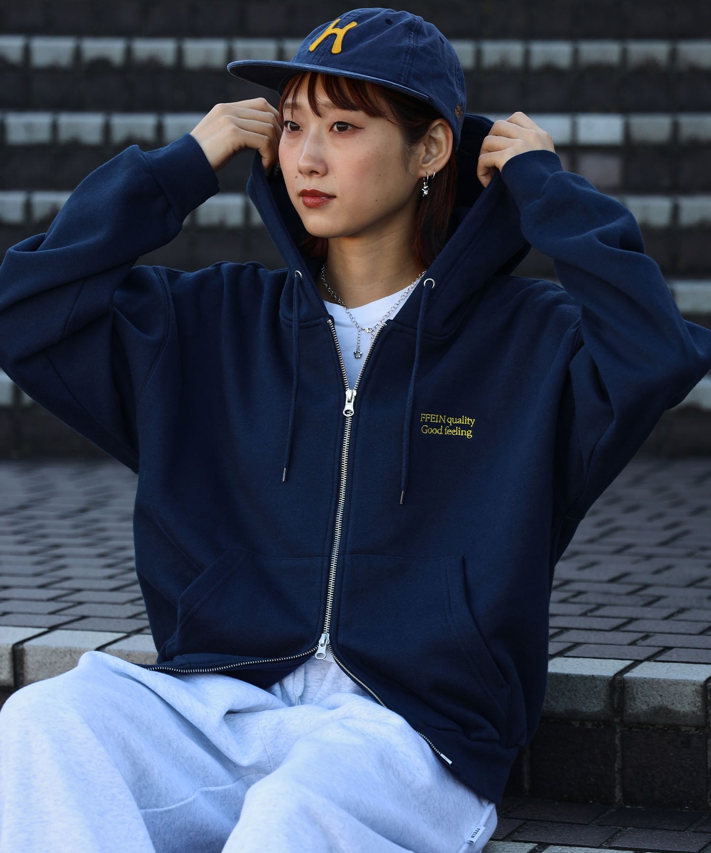 モデル：H163 Size:S　ネイビー