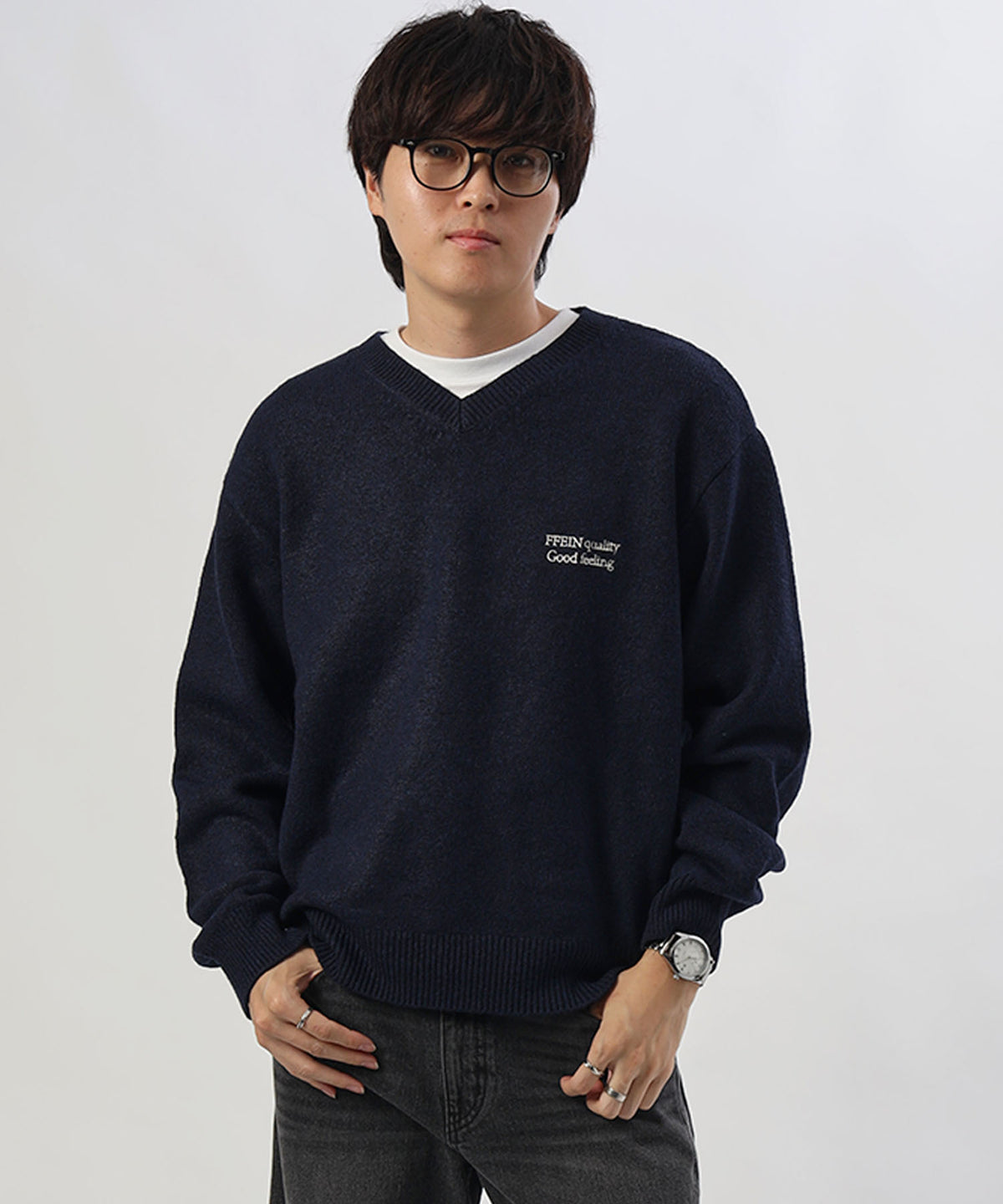 モデル：H177 Size:L　ネイビー