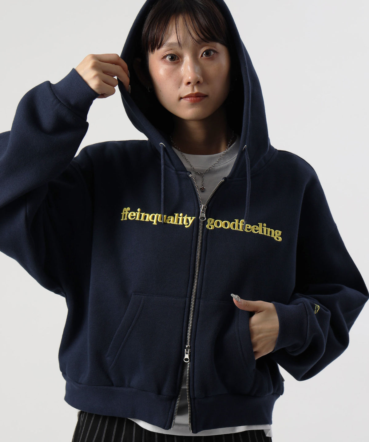 モデル：H163Size:F　ネイビー