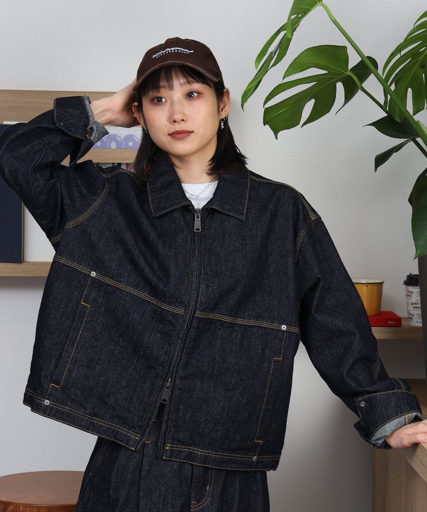 モデル：H163 Size:M　ネイビー