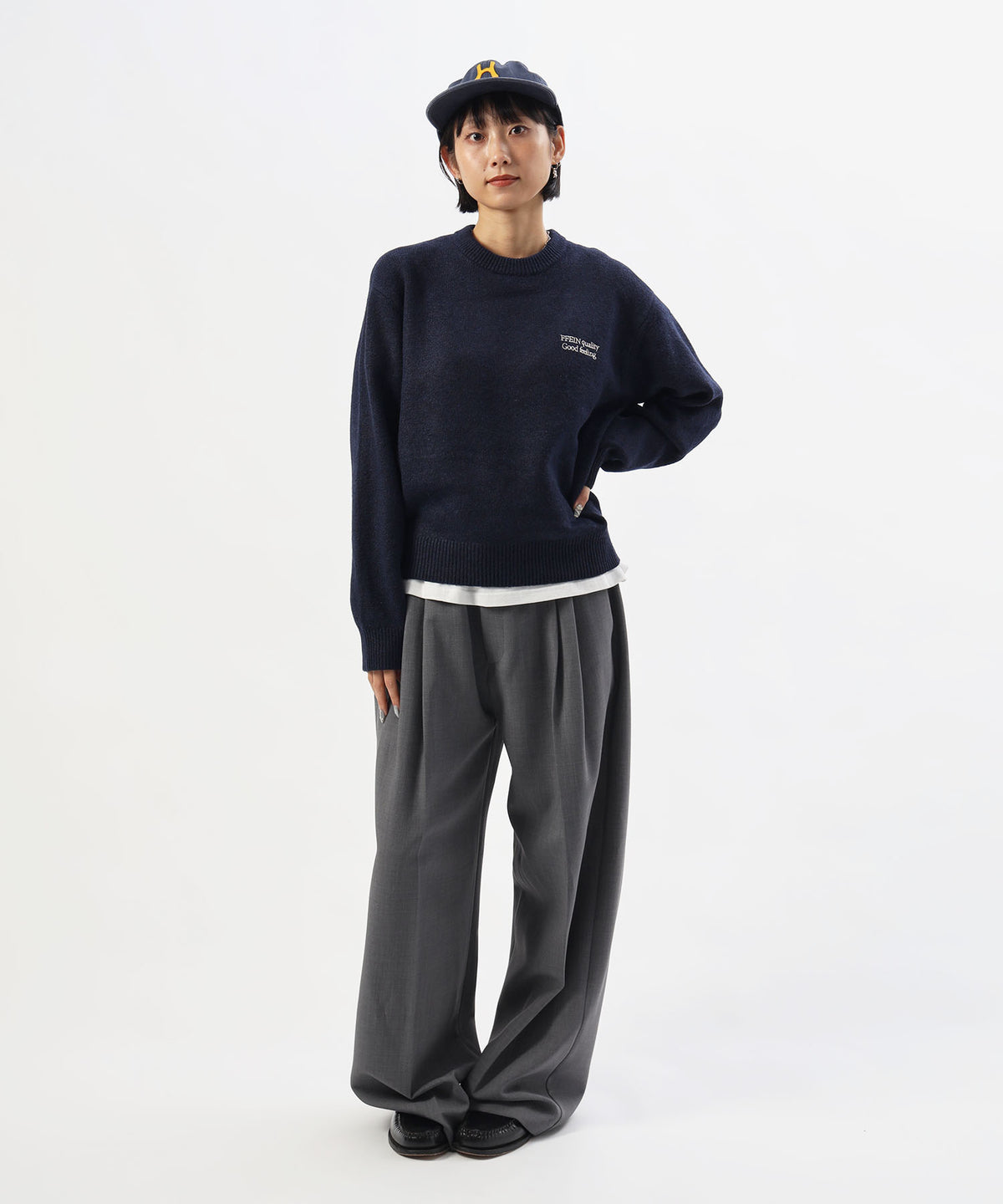 モデル：H163 Size:S　ネイビー