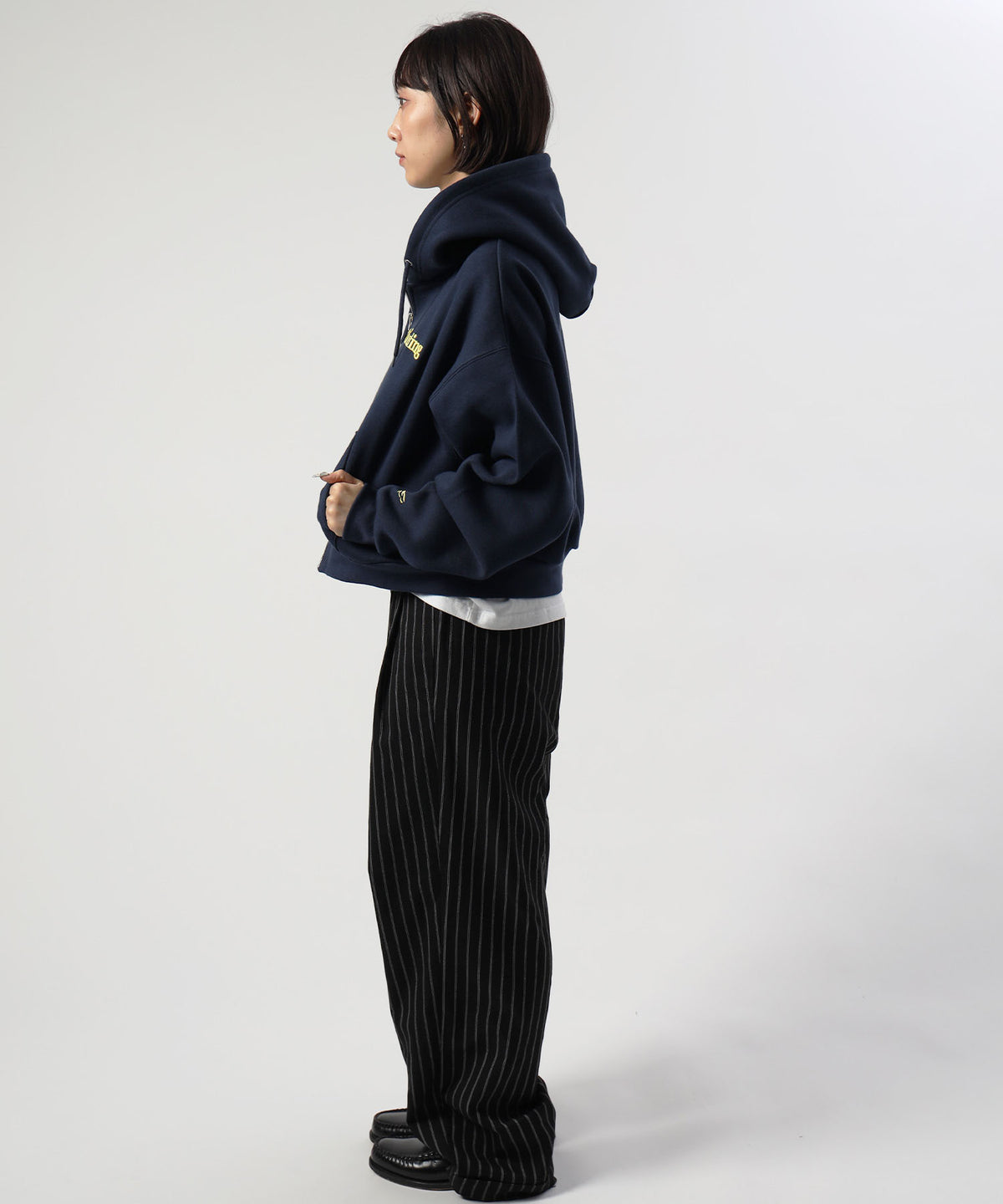 モデル：H163Size:F　ネイビー