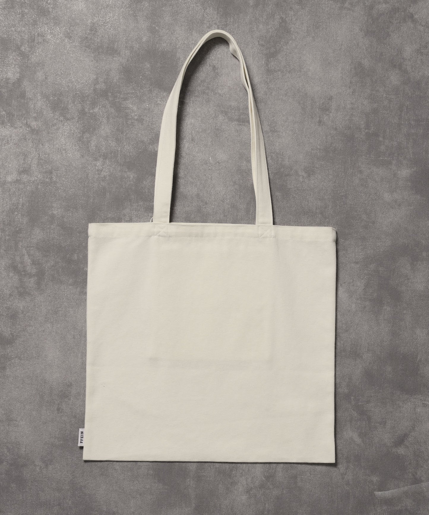 【FFEIN(フェイン)】グラフィックプリントトートバッグ / 11.5オンス コットンキャンバス トート ホワイト