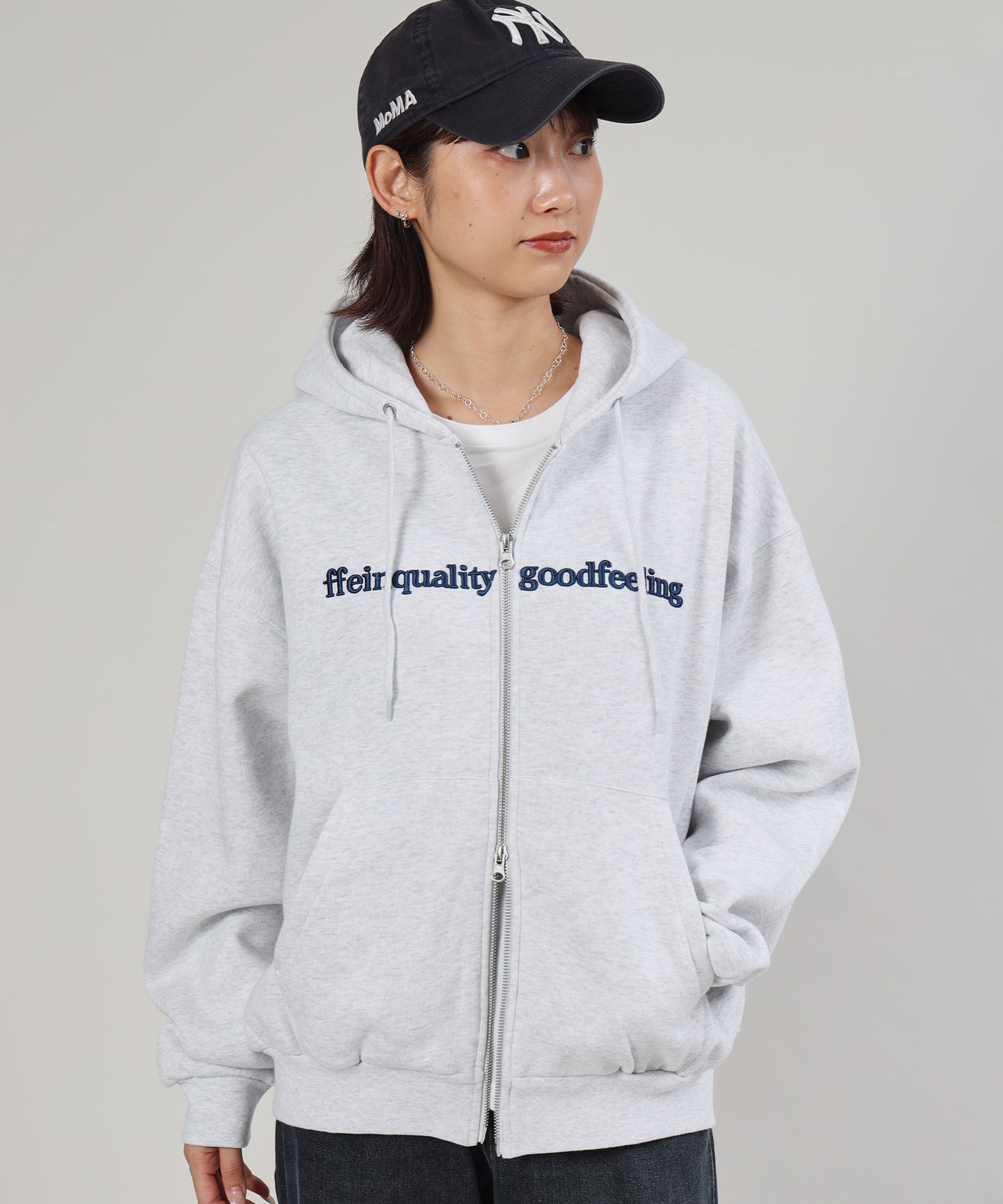 モデル：H163 Size : M アッシュグレー