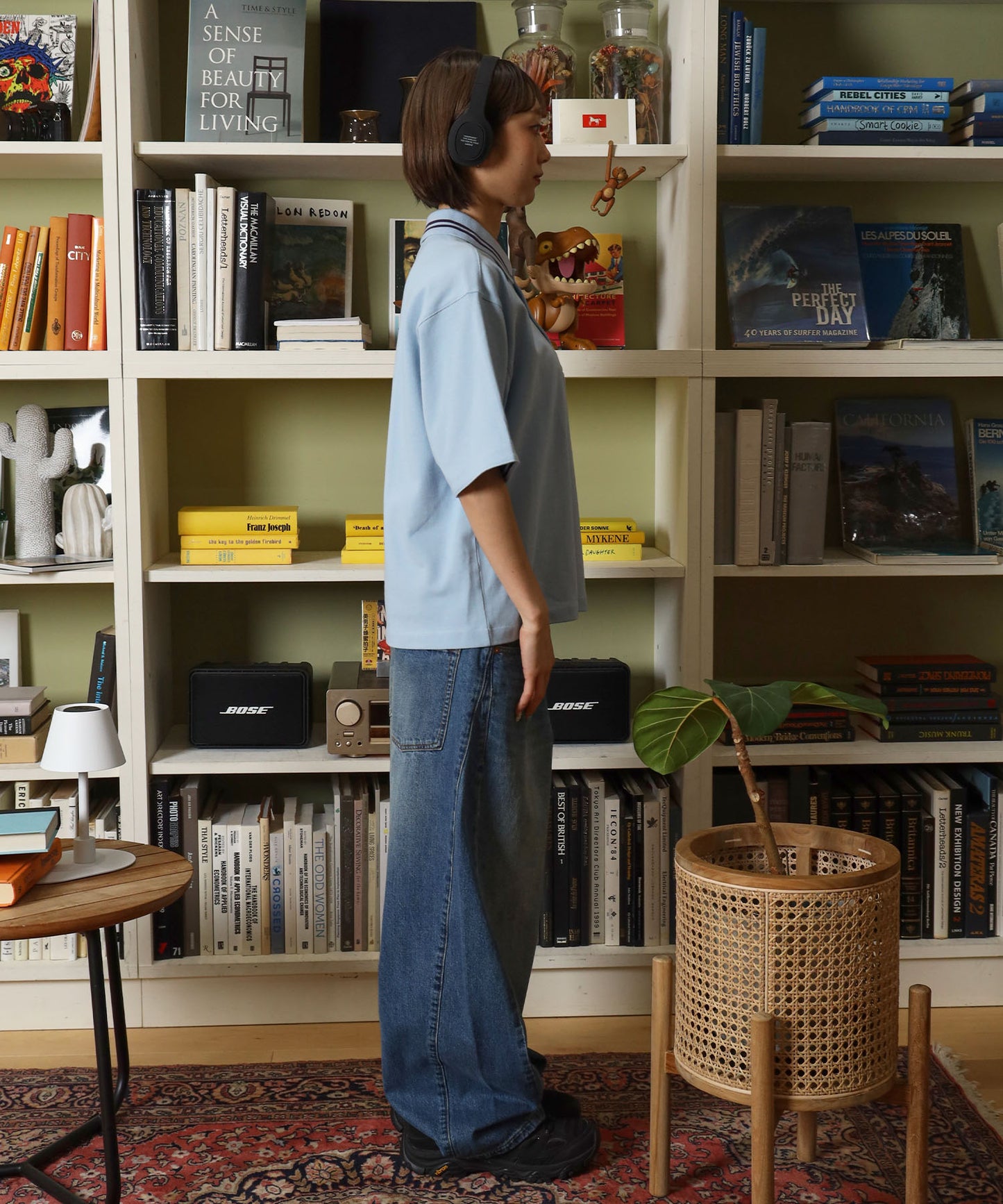 モデル：H163 Size:M ライトブルー