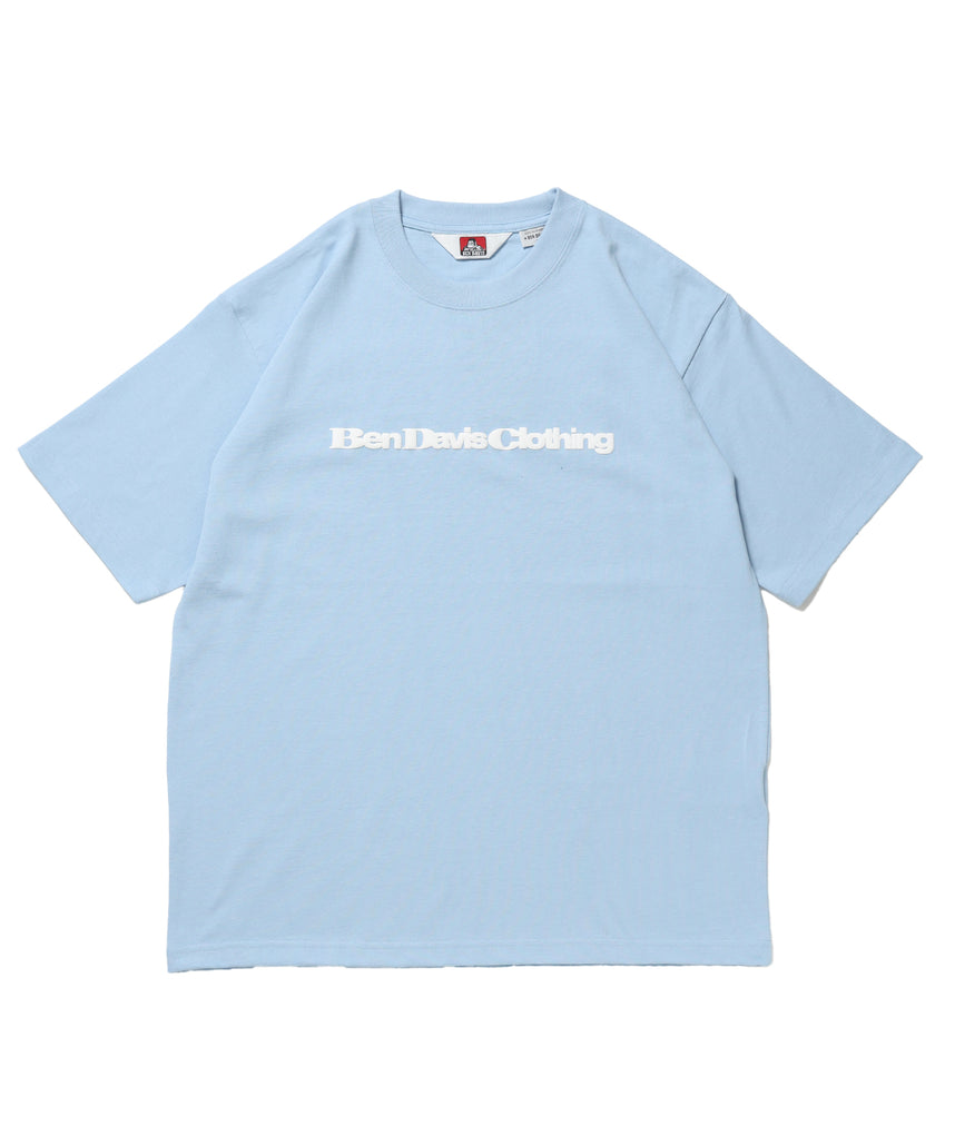 COLOR LOGO TEE / Tシャツ 半袖 クルーネック プリント ワンポイント ユニセックス オーバーサイズ サックスブルー