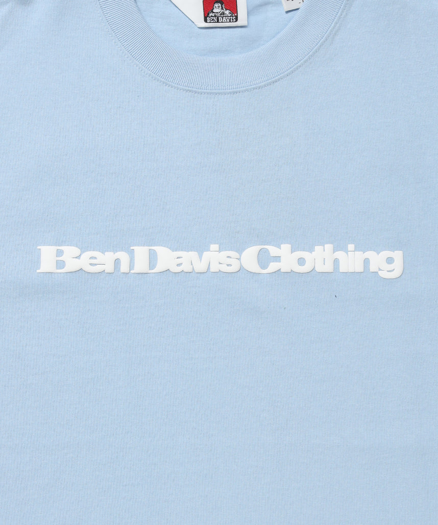 COLOR LOGO TEE / Tシャツ 半袖 クルーネック プリント ワンポイント ユニセックス オーバーサイズ サックスブルー