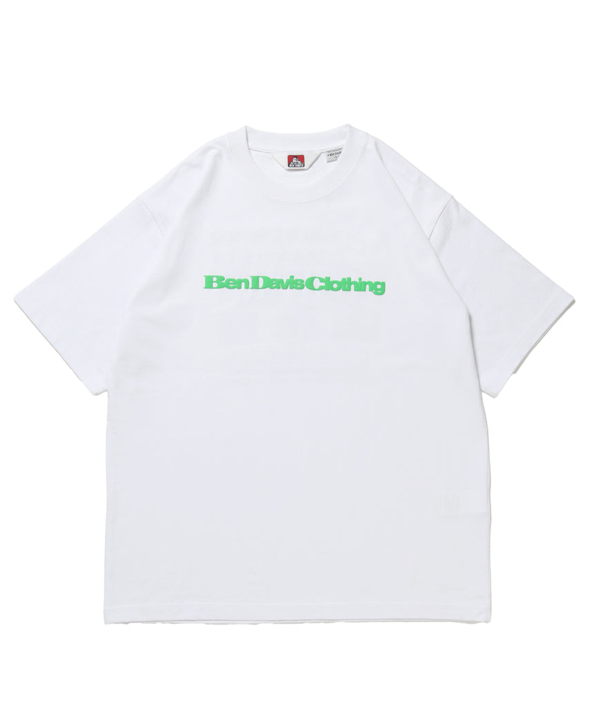 COLOR LOGO TEE / Tシャツ 半袖 クルーネック プリント ワンポイント ユニセックス オーバーサイズ ホワイト