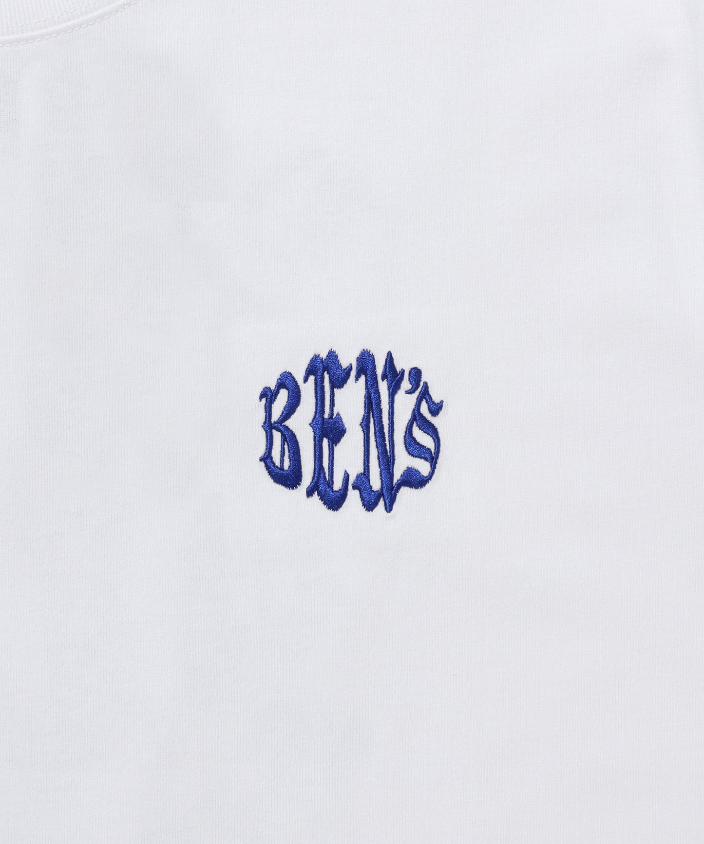 OLD CIRCLE TEE / Tシャツ 半袖 クルーネック 刺繍 ワンポイント ユニセックス オーバーサイズ ホワイト