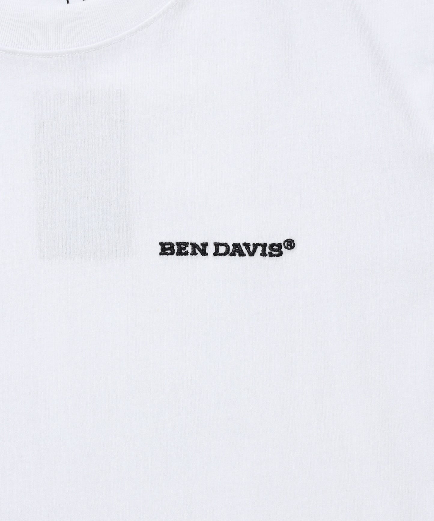 LABELS TEE / Tシャツ 半袖 クルーネック 刺繍 ワンポイント プリント ユニセックス オーバーサイズ ホワイト