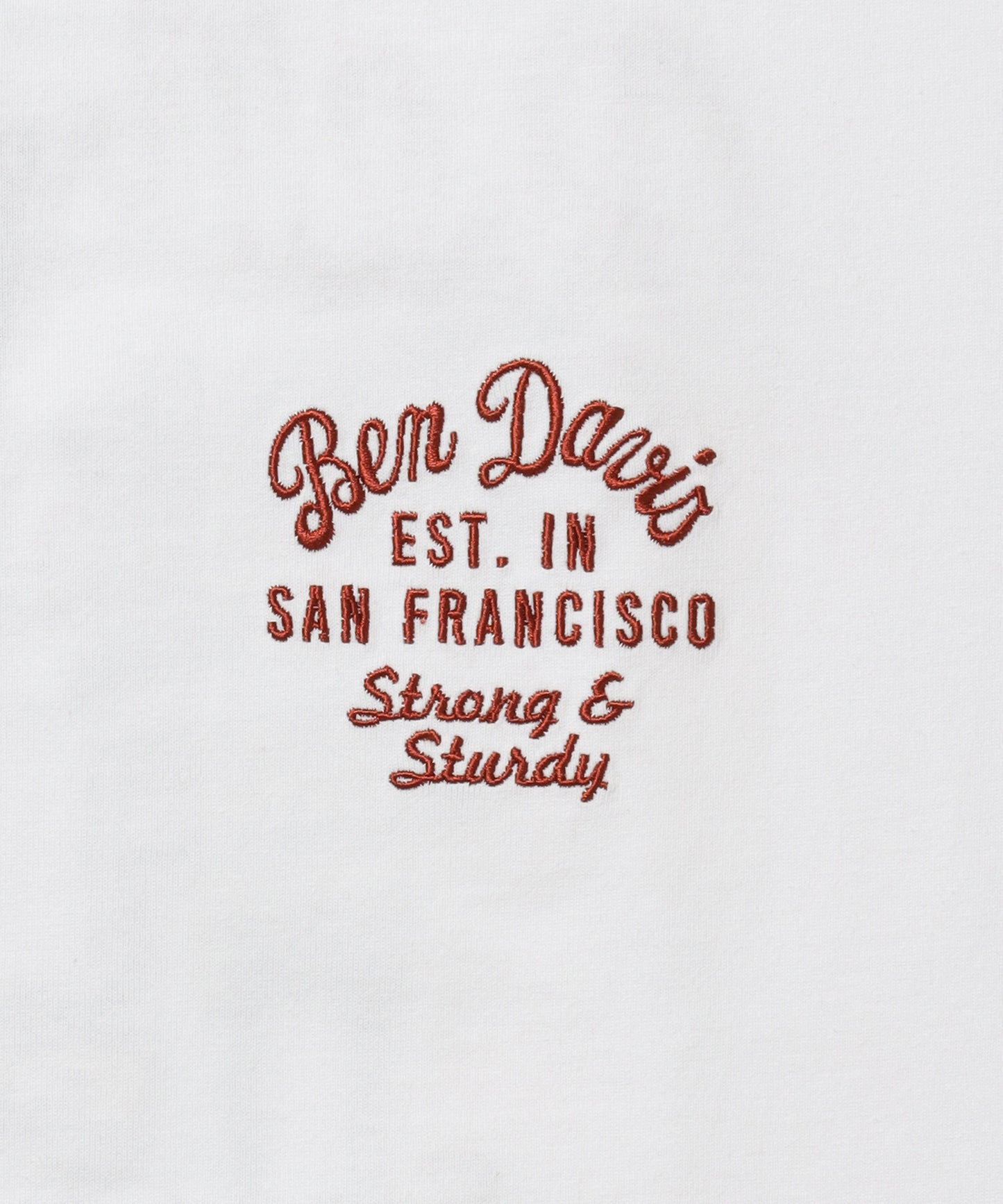 SOUVENIR EMB TEE / オーバーサイズ 半袖 クルーネック 刺繍 プリント ユニセックス ドロップショルダー ホワイト
