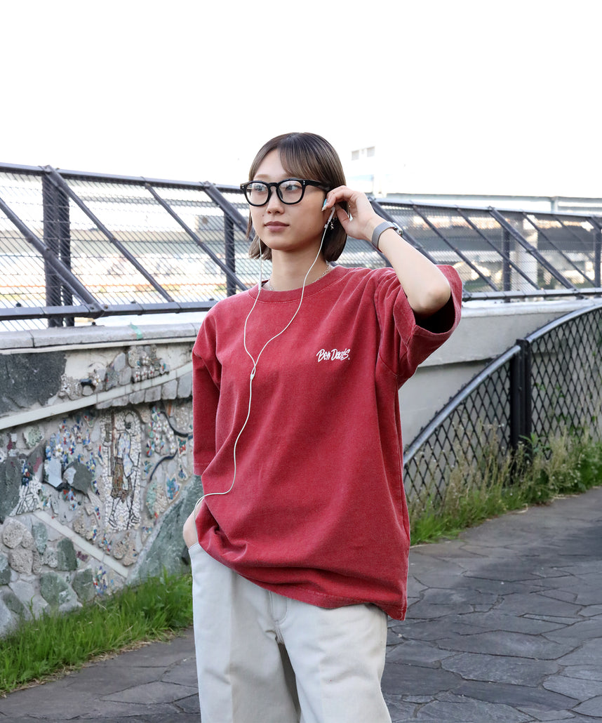 BEN DAVIS（ベンデイビス）】ROADSIDE VNTG TEE(UF) レッド – NAVAL