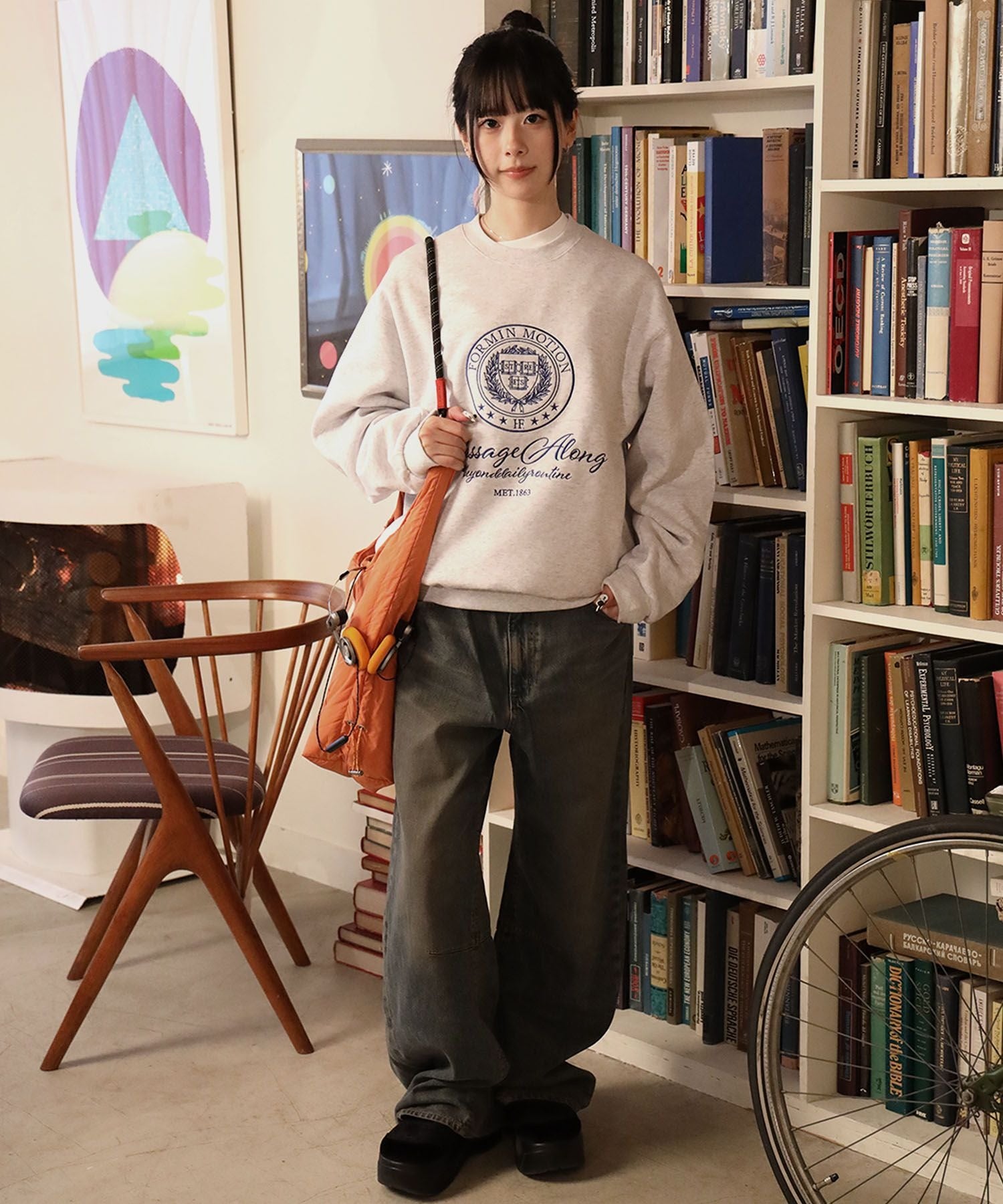 モデル：H160 Size:M　アッシュグレー