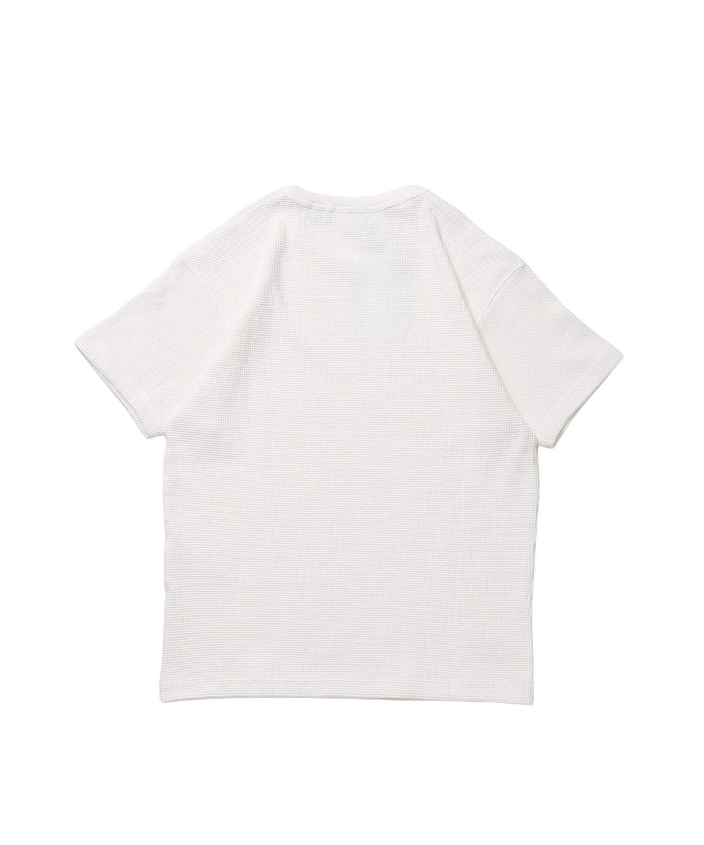 WAFFLE S/S CREW / クルーネック ワッフル オーバーサイズ 半袖 レイヤード ホワイト