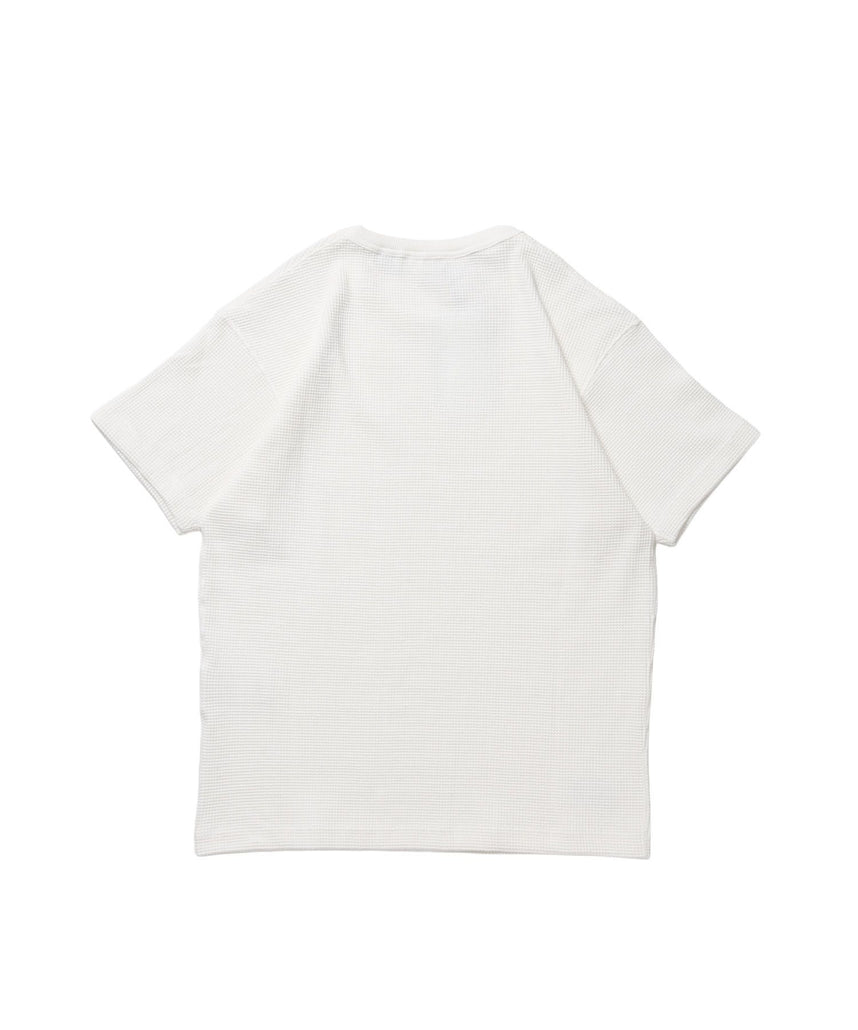 WAFFLE S/S CREW / クルーネック ワッフル オーバーサイズ 半袖 レイヤード ホワイト