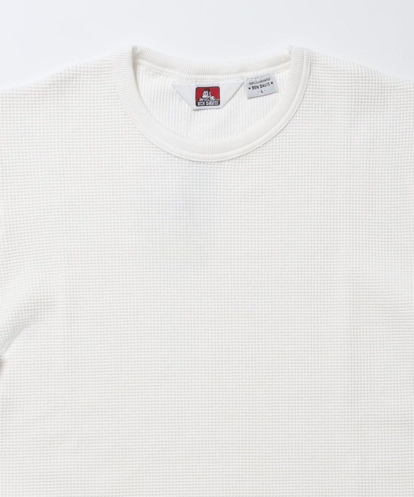 WAFFLE S/S CREW / クルーネック ワッフル オーバーサイズ 半袖 レイヤード ホワイト