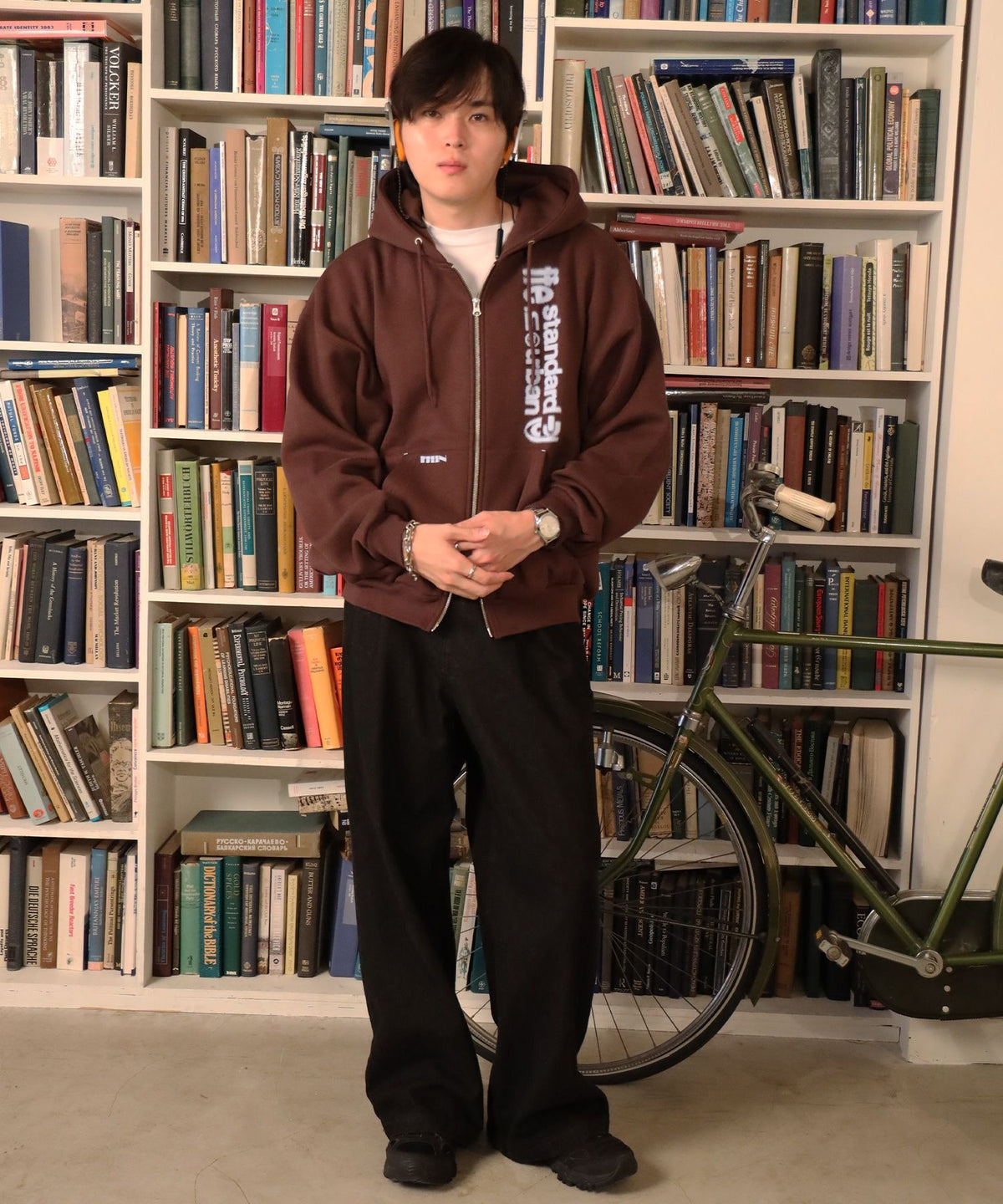 モデル：H177 Size:L　ダークブラウン