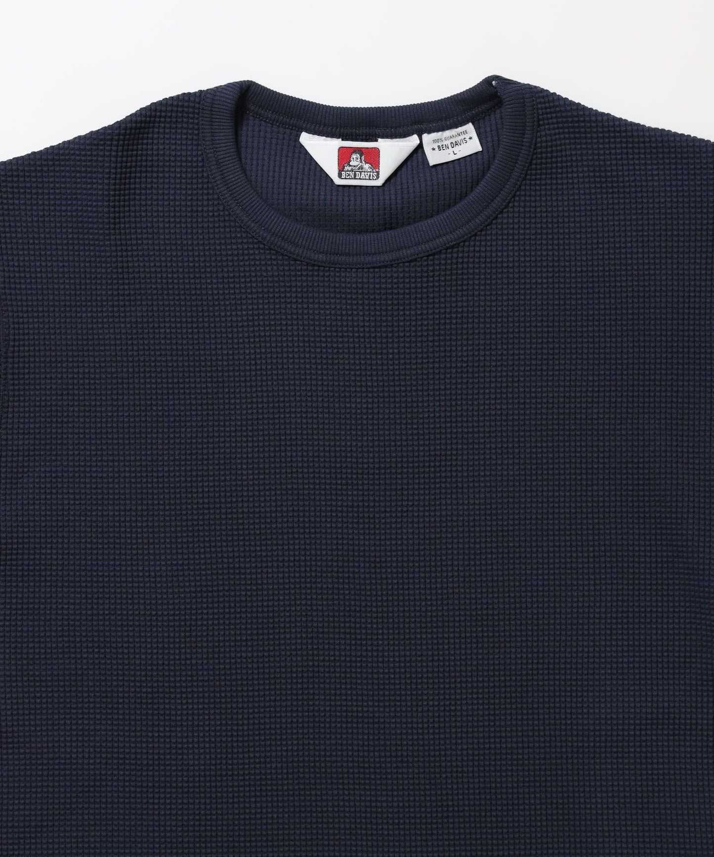 WAFFLE S/S CREW / クルーネック ワッフル オーバーサイズ 半袖 レイヤード ネイビー