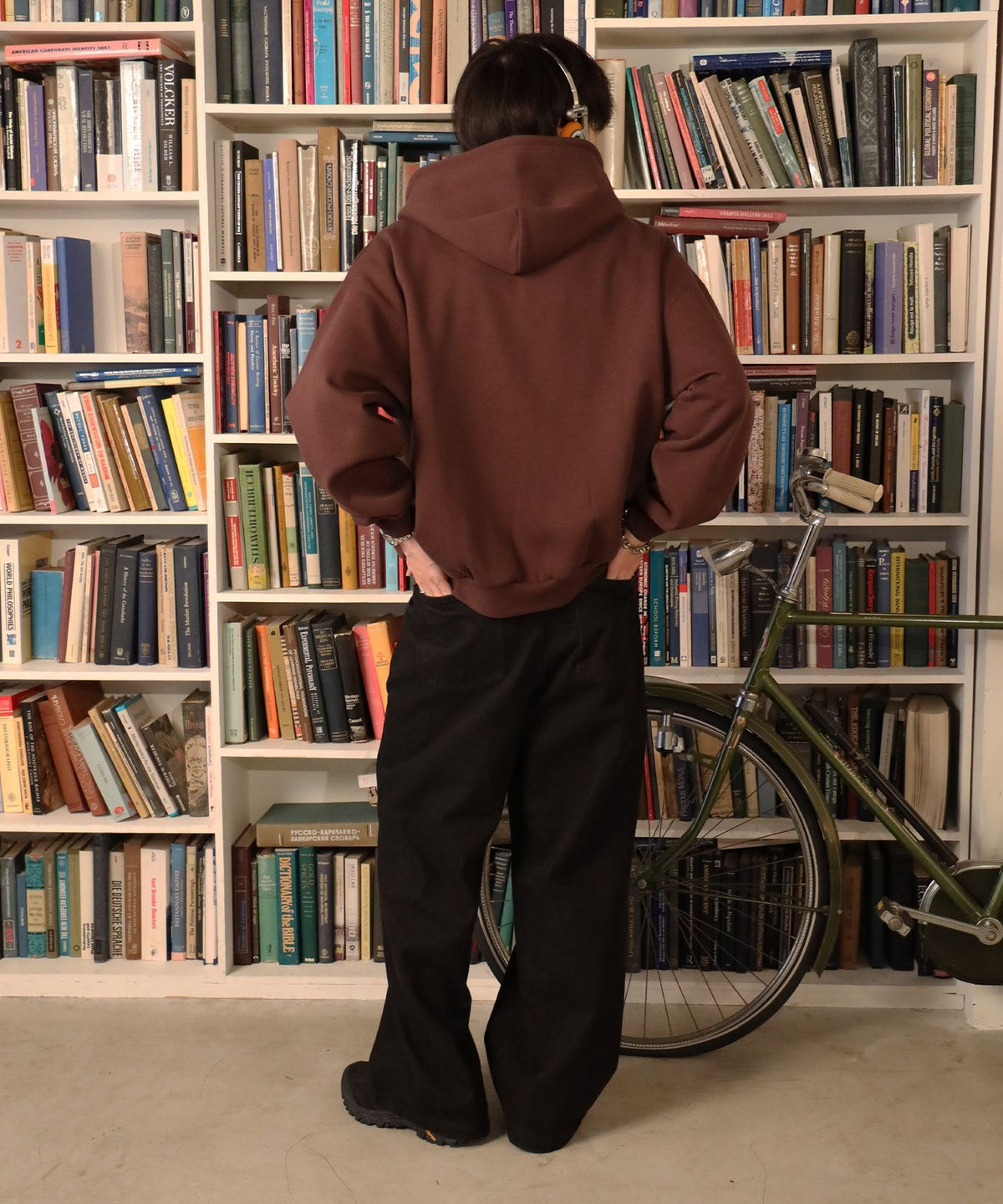 モデル：H177 Size:L　ダークブラウン