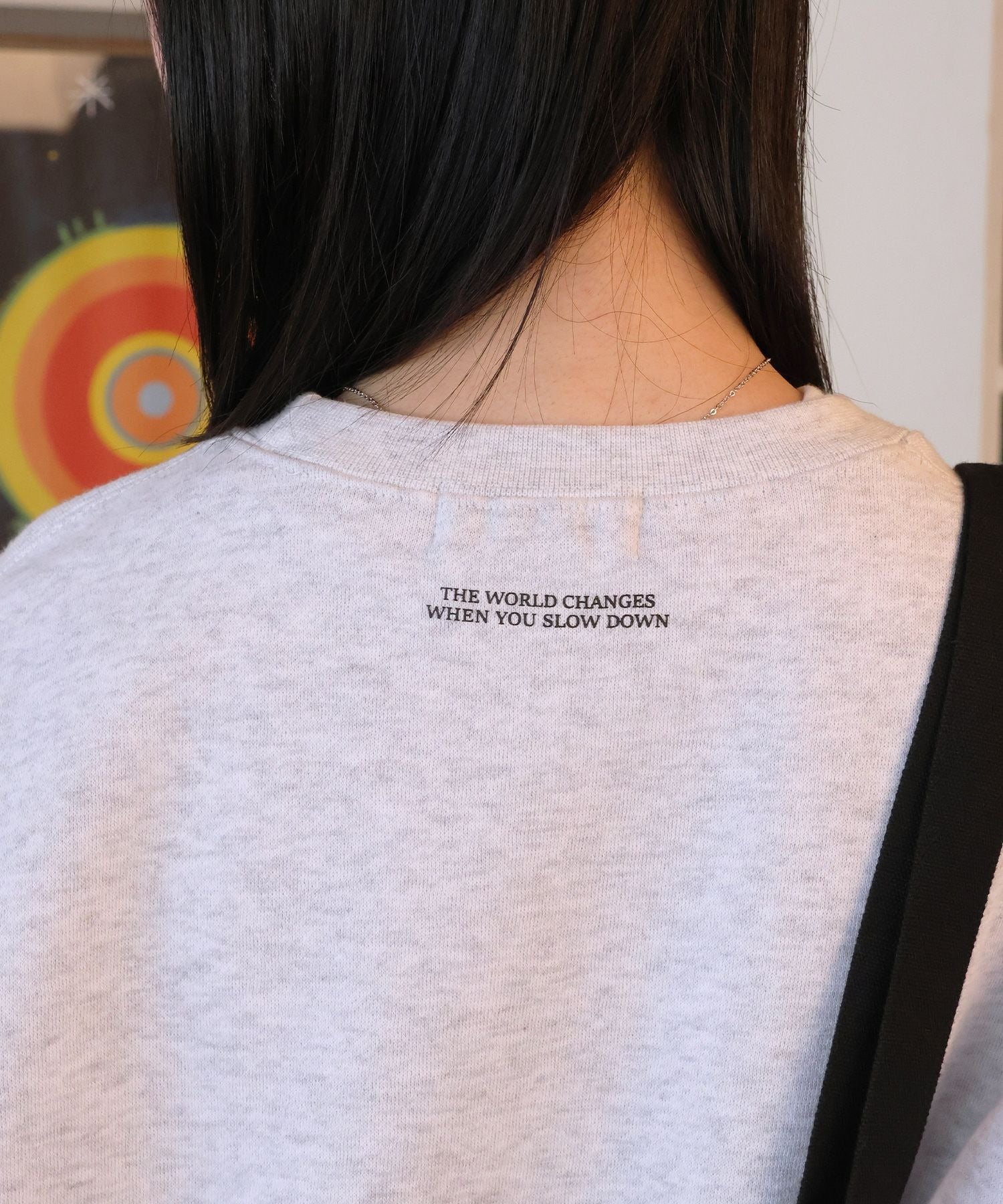 モデル：H160 Size:L アッシュグレー　地球柄