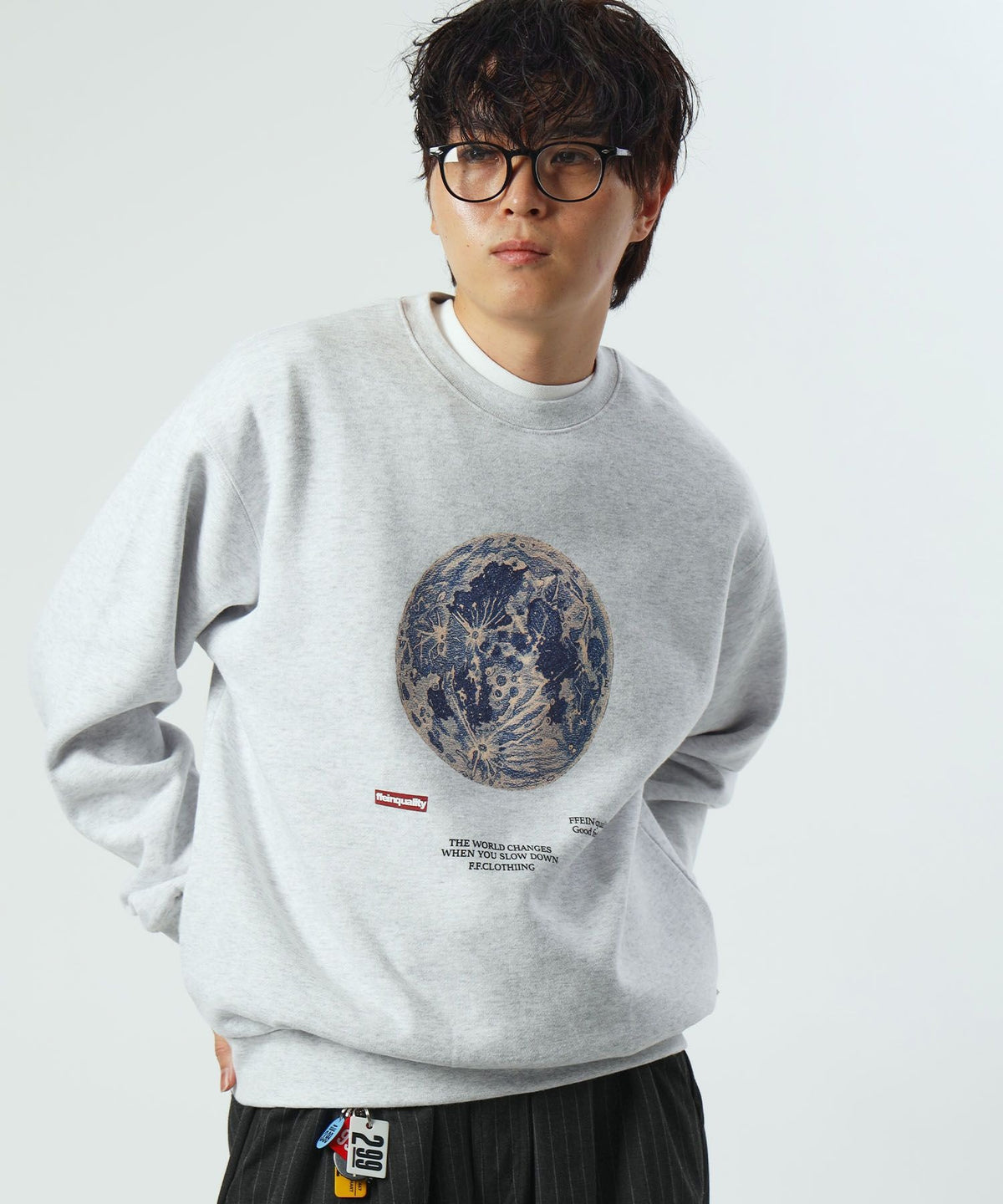 モデル：H178 Size:L アッシュグレー　地球柄