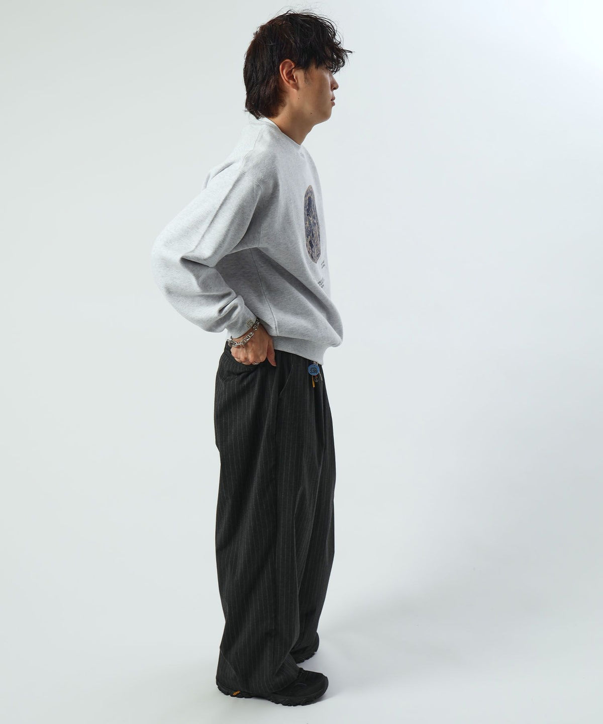 モデル：H178 Size:L アッシュグレー　地球柄