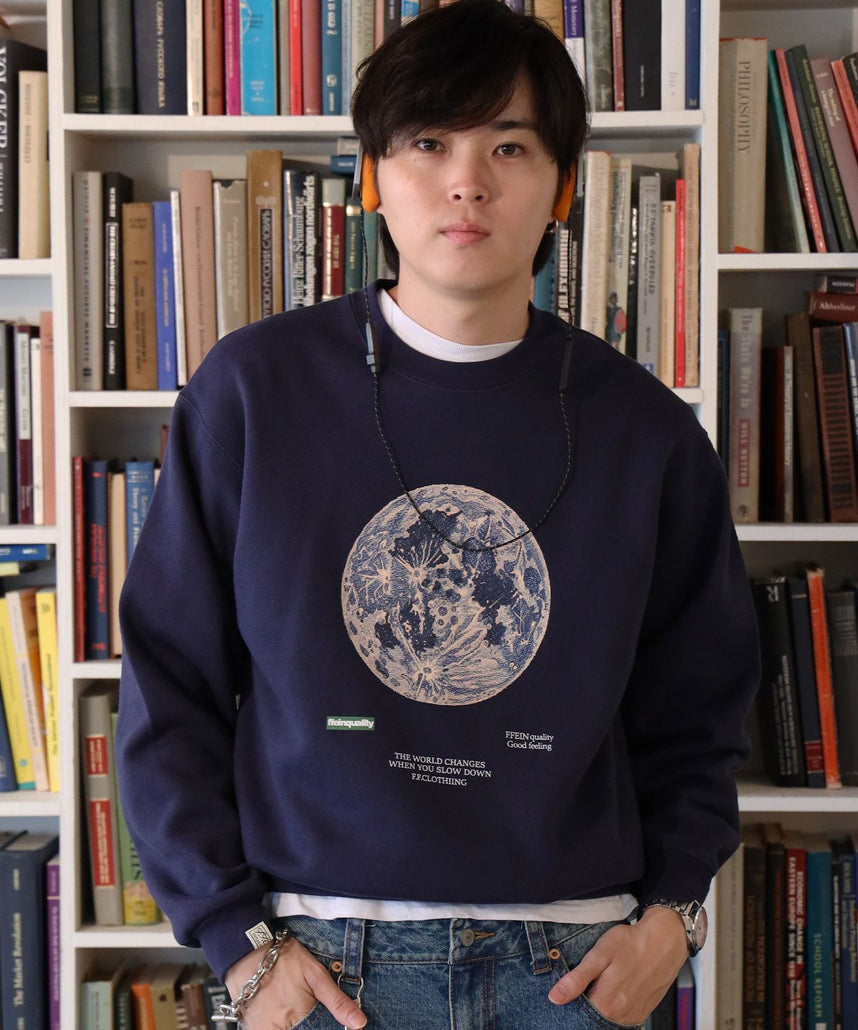 モデル：H178 Size:M　ダークネイビー　地球柄