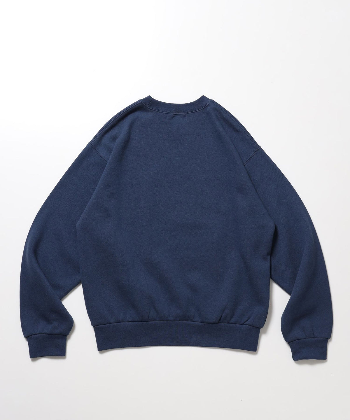 エンブレム刺繍カレッジロゴスウェット / 裏起毛 クルーネック スパンフライス トレンド ストリート ユニセックス