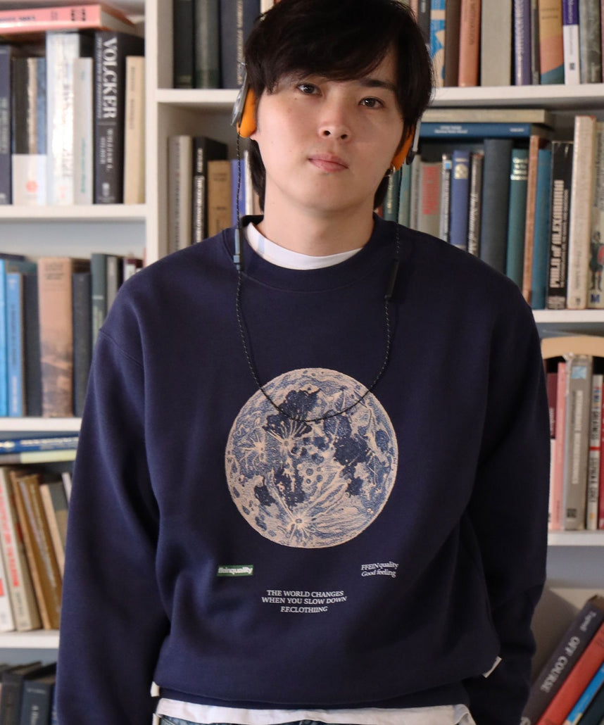モデル：H178 Size:M　ダークネイビー　地球柄