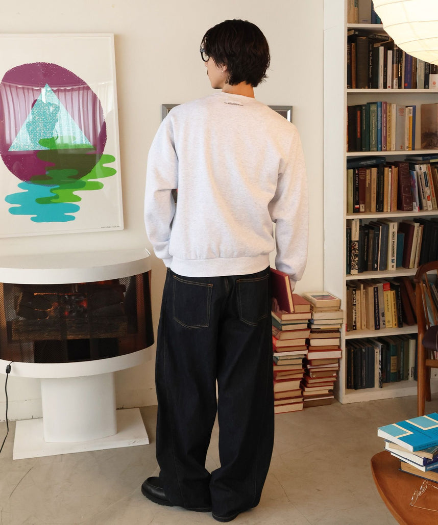 モデル：H178 Size:L　アッシュグレー　ローファー柄