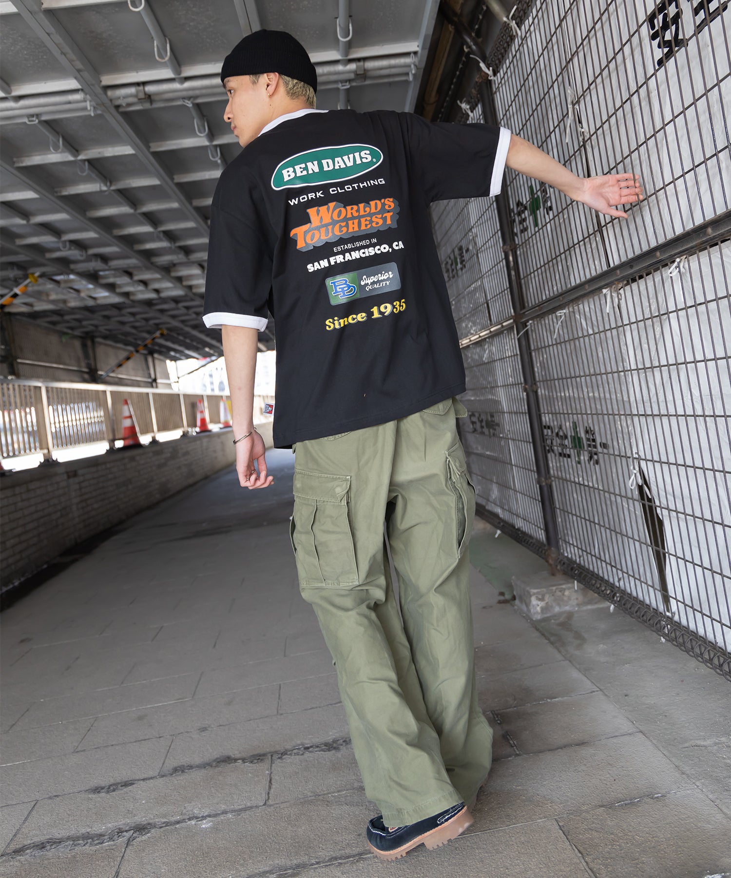 BEN'S ACTIVE CARGO PANTS / ベンズ アクティブ カーゴパンツ カーキ