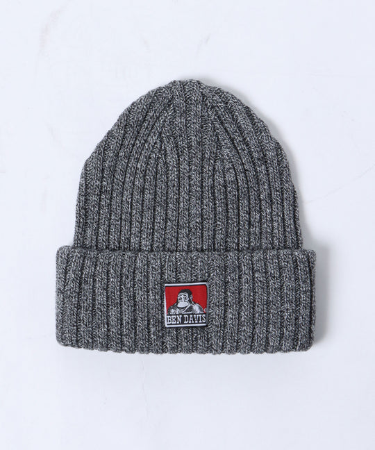 【BEN DAVIS(ベン デイビス)】コットン ニット キャップ ヘザーグレー