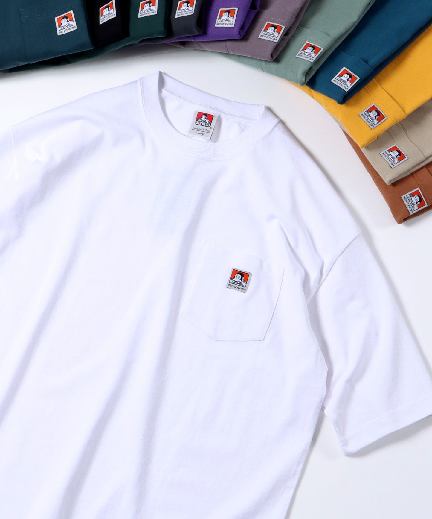 BEN'S POCKET BIG TEE / ベンズポケット ビッグ Tシャツ ホワイト