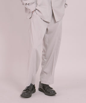 【FFEIN(フェイン)】TR SIDE GATHER ANKLE PANTS / TR サイドギャザー アンクルスラックス ライトグレー