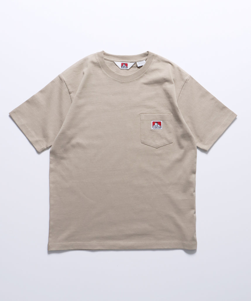 POCKET TEE / ピスポケット 定番 半袖Tシャツ ベージュ