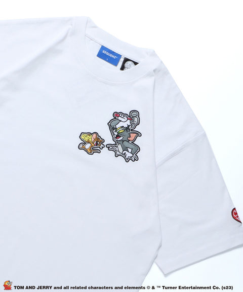 SEQUENZ】TOM and JERRY WAPPEN S/S TEE / トムとジェリー 胸ワッペン